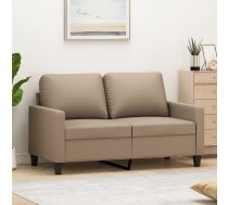 Divvietīgs Dīvāns, Kapučīno Krāsa, 120 Cm, Mākslīgā Āda Vidaxl 8721012138629