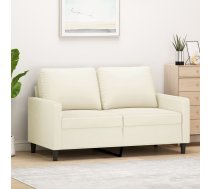 Divvietīgs Dīvāns, Krēmkrāsas, 120 Cm, Samts Vidaxl 8721012139237