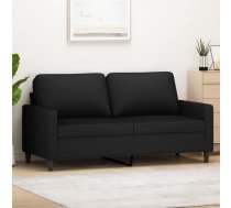 Divvietīgs Dīvāns, Melns, 140 Cm, Samts Vidaxl 8721012139305