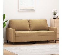 Divvietīgs Dīvāns, Brūns, 140 Cm, Samts Vidaxl 8721012139329