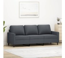 Trīsvietīgs Dīvāns, Tumši Pelēks, 180 Cm, Samts Vidaxl 8721012139367