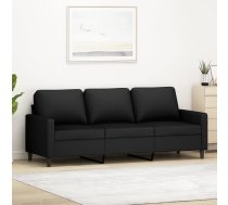 Trīsvietīgs Dīvāns, Melns, 180 Cm, Samts Vidaxl 8721012139404