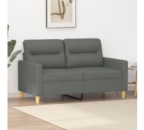 Divvietīgs Dīvāns, Tumši Pelēks Audums, 120 Cm Vidaxl 8721012139541