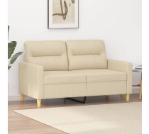 Divvietīgs Dīvāns, Krēmkrāsas Audums, 120 Cm Vidaxl 8721012139558