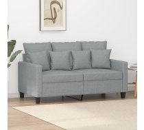 Divvietīgs Dīvāns, Gaiši Pelēks, 120 Cm, Audums Vidaxl 8721012139855