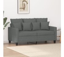 Divvietīgs Dīvāns, Tumši Pelēks Audums, 120 Cm Vidaxl 8721012139862