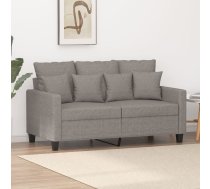 Divvietīgs Dīvāns, Pelēkbrūns Audums, 120 Cm Vidaxl 8721012139923