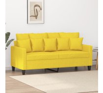 Divvietīgs Dīvāns, Gaiši Dzeltens Audums, 140 Cm Vidaxl 8721012139985