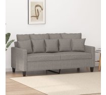 Divvietīgs Dīvāns, Pelēkbrūns Audums, 140 Cm Vidaxl 8721012140004
