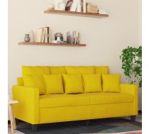 Divvietīgs Dīvāns, Dzeltens, 140 Cm, Samts Vidaxl 8721012140356