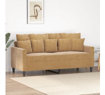 Divvietīgs Dīvāns, Brūns, 140 Cm, Samts Vidaxl 8721012140363