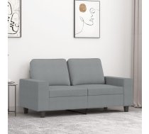 Divvietīgs Dīvāns, Gaiši Pelēks, 120 Cm, Audums Vidaxl 8721012141094