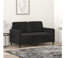 Divvietīgs Dīvāns, Melns, 120 Cm, Samts Vidaxl 8721012141636