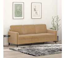 Trīsvietīgs Dīvāns, Brūns, 180 Cm, Samts Vidaxl 8721012141858