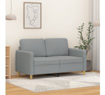 Divvietīgs Dīvāns, Gaiši Pelēks, 120 Cm, Audums Vidaxl 8721012141964