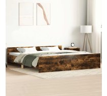 Gultas Rāmis Ar Galvgali Un Kājgali, Koka Krāsa, 180X200 Cm Vidaxl 8721012157286