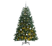 Mākslīgā Ziemassvētku Egle, Bumbiņu Komplekts, 180 Cm, 300 Led Vidaxl 8721012278998