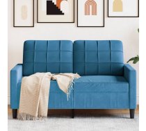 Divvietīgs Dīvāns, Zils, 120 Cm, Samts Vidaxl 8721102596360