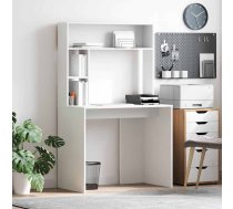 Galds Ar Plauktu Balts 91 X 50 X 149 Cm Inženierijas Koks Vidaxl 8721158249784