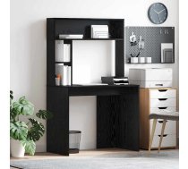 Galds Melns Ozolkoks 91 X 50 X 149 Cm Inženierijas Koks Vidaxl 8721158249791