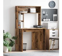 Galds Ar Plauktu Vecs Koks 91 X 50 X 149 Cm Inženierijas Koks Vidaxl 8721158249845