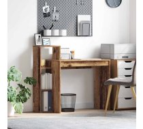 Galds Ar Plauktu Vecs Koks 100 X 40 X 90 Cm Inženierijas Koks Vidaxl 8721158250407