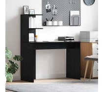 Galds Melns Ozolkoks 102 X 50 X 124 Cm Inženierijas Koks Vidaxl 8721158250759