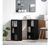 Galds Melns Ozolkoks 90 X 50 X 75 Cm Inženierijas Koks Vidaxl 8721158252272