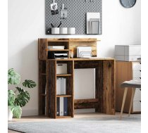 Galds Ar Plauktu Vecs Koks 90 X 48 X 101,5 Cm Inženierijas Koks Vidaxl 8721158252487