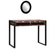 Dressing Galds Ar Plauktu Daudzkrāsains Pārstrādāts Masīvkoks Vidaxl 8721158313454