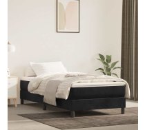 Kabatu Atsperu Matracis, Vidējas Cietības, Melns, 90X210X20 Cm, Samts Vidaxl 8721158368355