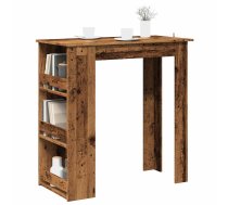 Bāra Galds Ar Plauktu, Veca Koka, 102X50X103,5 Cm Vidaxl 8721158441119