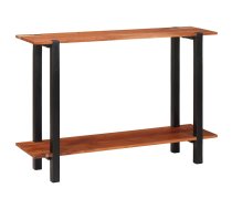 Konsoles Galds Ar Plauktu Brūns Un Melns 110 X 30 X 75 Cm Vidaxl 8721158602916