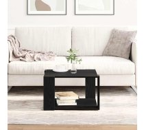 Kafijas Galdiņš Melns Ozolkoks 85 X 55 X 31 Cm Vidaxl 8721158724489