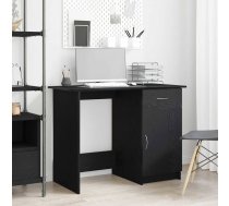 Galds Melns Ozolkoks 100 X 50 X 76 Cm Inženierijas Koks Vidaxl 8721158768698