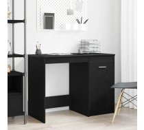 Galds Melns Ozolkoks 100 X 50 X 76 Cm Inženierijas Koks Vidaxl 8721158768872