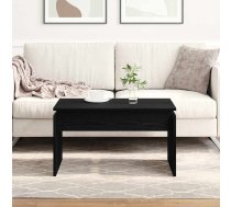 Kafijas Galdiņš Melns Ozolkoks 68 X 50 X 38 Cm Vidaxl 8721158770622