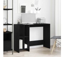 Galds Melns Ozolkoks 102,5 X 35 X 75 Cm Inženierijas Koks Vidaxl 8721158770639