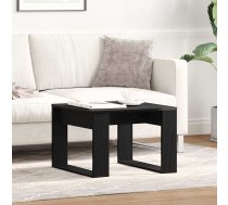 Kafijas Galdiņš Melns Ozolkoks 50 X 50 X 35 Cm Vidaxl 8721158770783