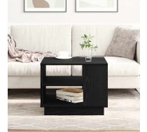 Kafijas Galdiņš Melns Ozolkoks 55 X 55 X 42 Cm Vidaxl 8721158771124