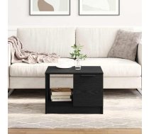 Kafijas Galdiņš Melns Ozols 50 X 50 X 36 Cm Inženierijas Koks Vidaxl 8721158771414