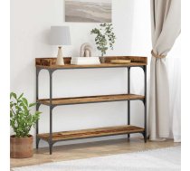 Konsoles Galds Ar Plauktu Vecs Koks 100 X 30 X 80 Cm Vidaxl 8721158794215