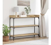 Konsoles Galds Ar Plauktu Amatnieku Ozola 100 X 30 X 80 Cm Vidaxl 8721158794222