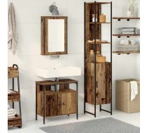 Vannas Istabas Mēbeļu Komplekts Ar Plauktu 3 Pcs Vecs Koks Vidaxl 8721158839794