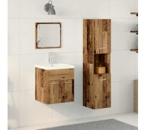 Vannas Istabas Mēbeļu Komplekts Ar Plauktu 4 Pcs Vecs Koks Vidaxl 8721158840004