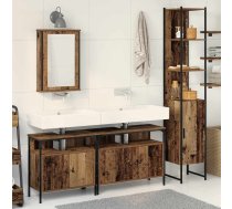 Vannas Istabas Mēbeļu Komplekts Ar Plauktu 4 Pcs Vecs Koks Vidaxl 8721158840097