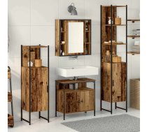 Vannas Istabas Mēbeļu Komplekts Ar Plauktu 4 Pcs Vecs Koks Vidaxl 8721158840134