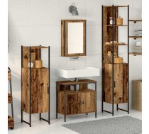 Vannas Istabas Mēbeļu Komplekts Ar Plauktu 4 Pcs Vecs Koks Vidaxl 8721158840141