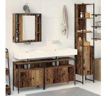 Vannas Istabas Mēbeļu Komplekts Ar Plauktu 4 Pcs Vecs Koks Vidaxl 8721158840165