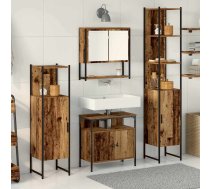 Vannas Istabas Mēbeļu Komplekts Ar Plauktu 4 Pcs Vecs Koks Vidaxl 8721158840233
